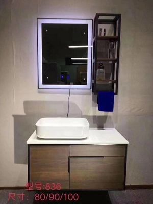 غارنوردی پیش ساخته روستایی، Vanity Vanity Prefab Slim با آینه بالا LED