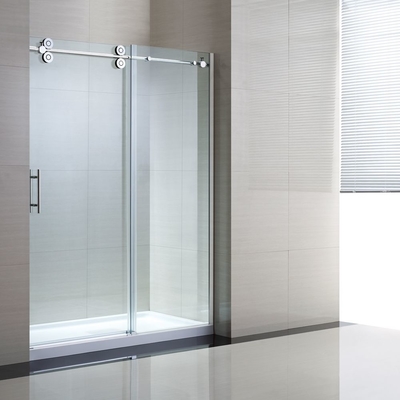 جایگزینی محوطه دوش شیشه ای شیشه ای معلق، 48 "درب دوش